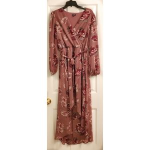 Lily Rose Mauve Floral Dress